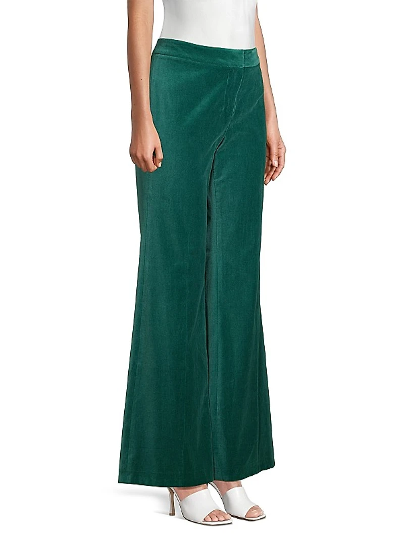 Nile Flare Velvet Pants