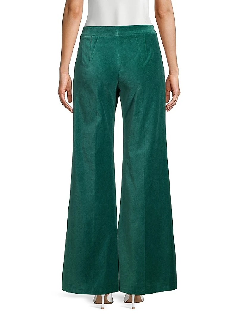 Nile Flare Velvet Pants