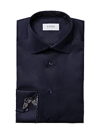 Slim-Fit Paisley Dress Shirt