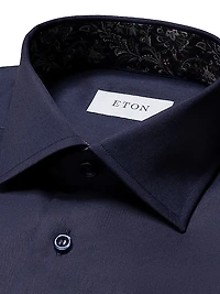 Slim-Fit Paisley Dress Shirt
