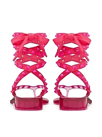 Rockstud Rubber Thong Sandals With Matching Studs