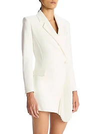 Juliet Pleated Blazer Minidress