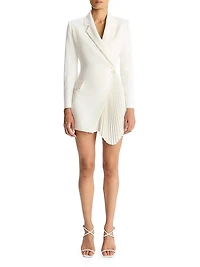 Juliet Pleated Blazer Minidress