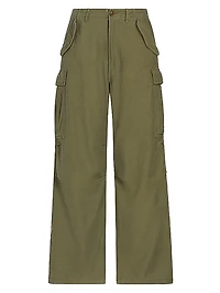 Wide-Leg Cargo Pants