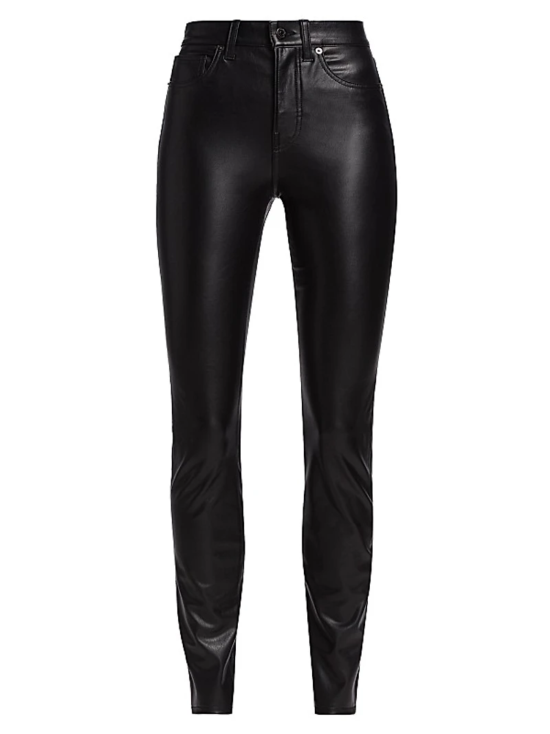 Debbie Vegan Leather Skinny Pants
