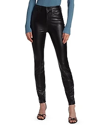 Debbie Vegan Leather Skinny Pants
