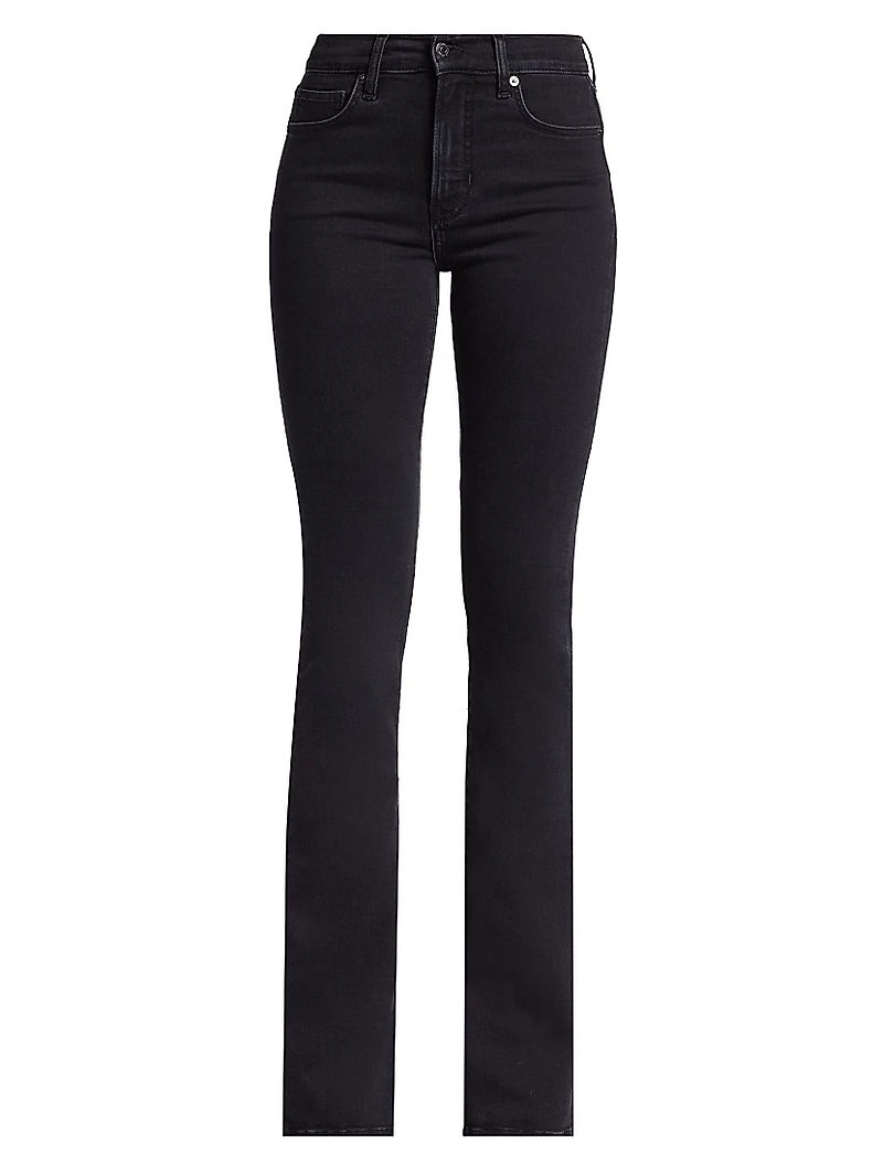 Beverly High-Rise Stretch Skinny Flare Jeans