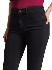 Beverly High-Rise Stretch Skinny Flare Jeans
