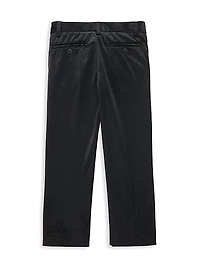 Little Boy's & Boy's Velvet Suit Pants