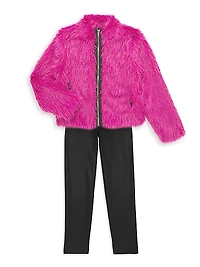 Girl's Faux Fur Jacket