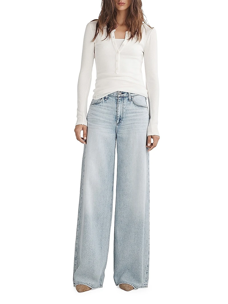 Featherweight Sofie Wide-Leg Jeans