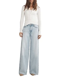 Featherweight Sofie Wide-Leg Jeans