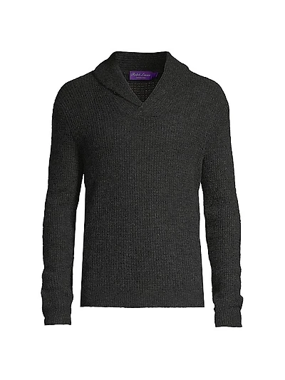Cashmere-Silk V-Neck Sweater