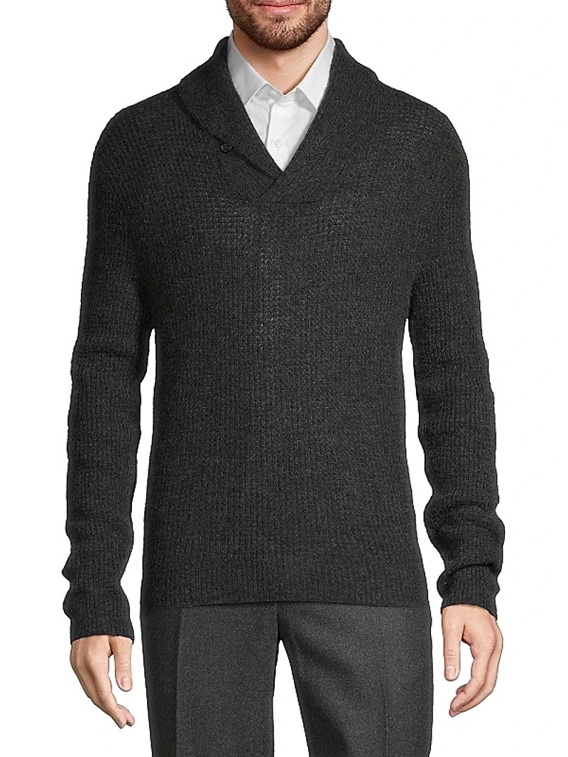 Cashmere-Silk V-Neck Sweater