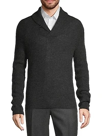 Cashmere-Silk V-Neck Sweater