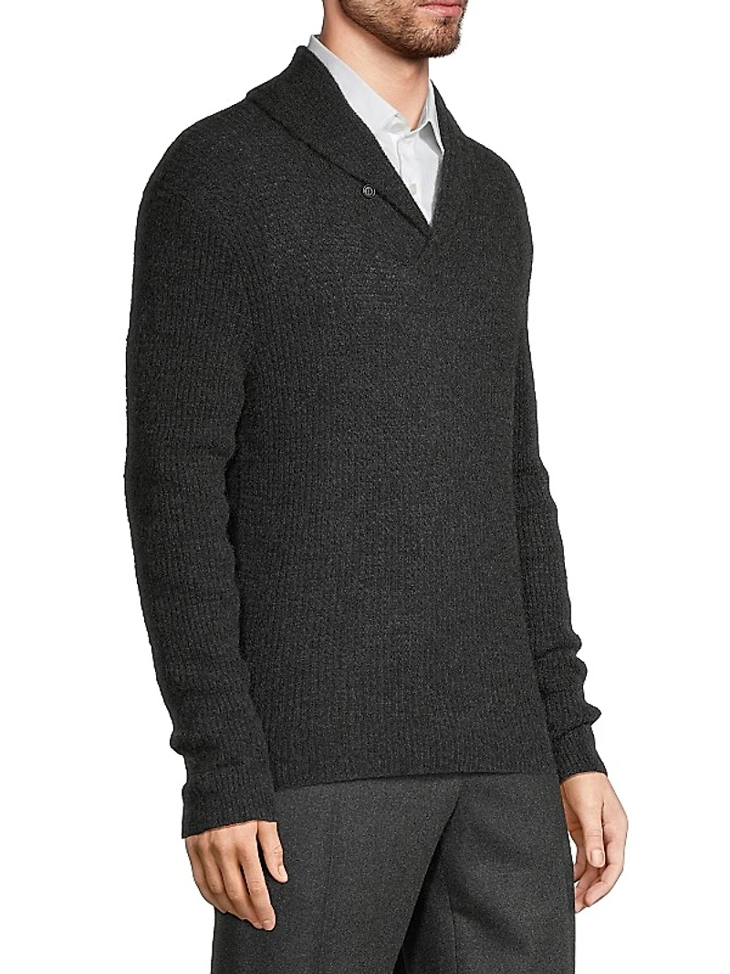 Cashmere-Silk V-Neck Sweater