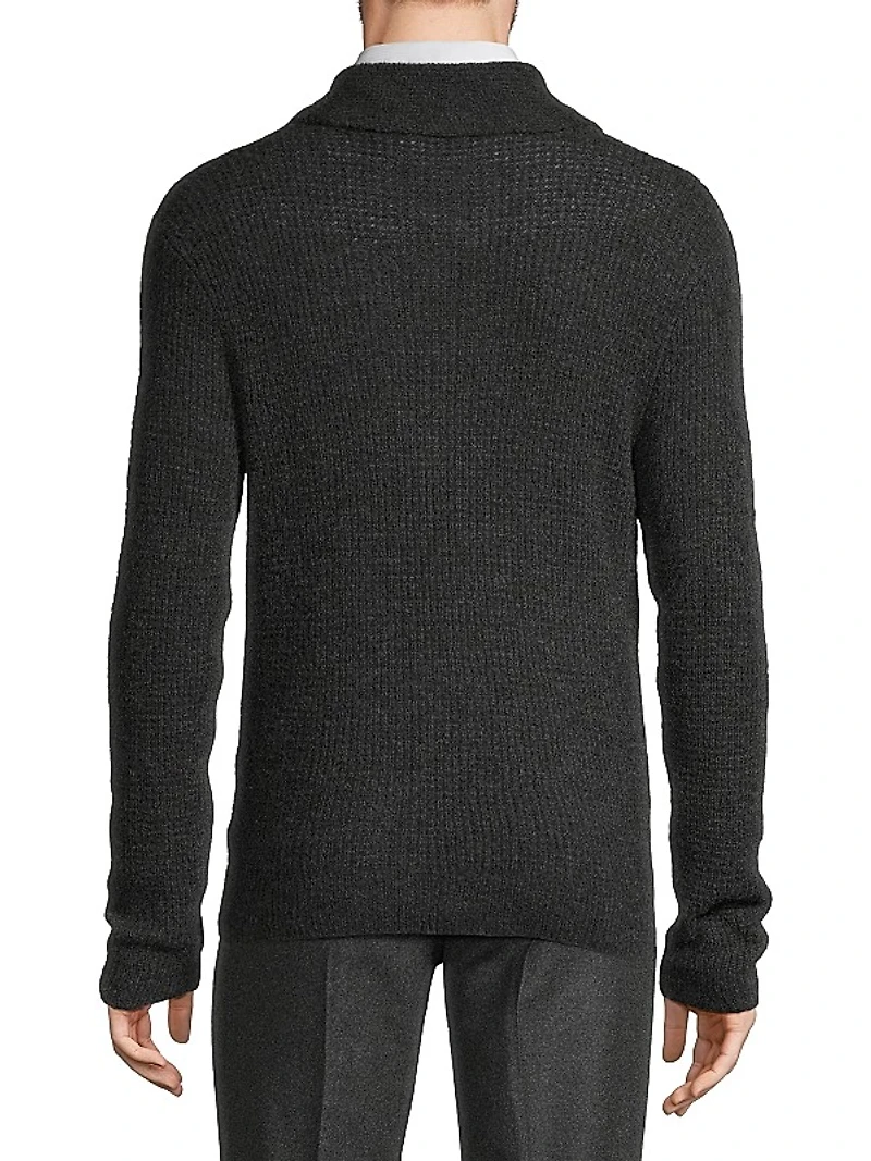 Cashmere-Silk V-Neck Sweater