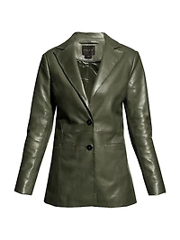 Dallas Recycled Leather Blazer