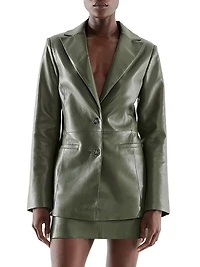 Dallas Recycled Leather Blazer