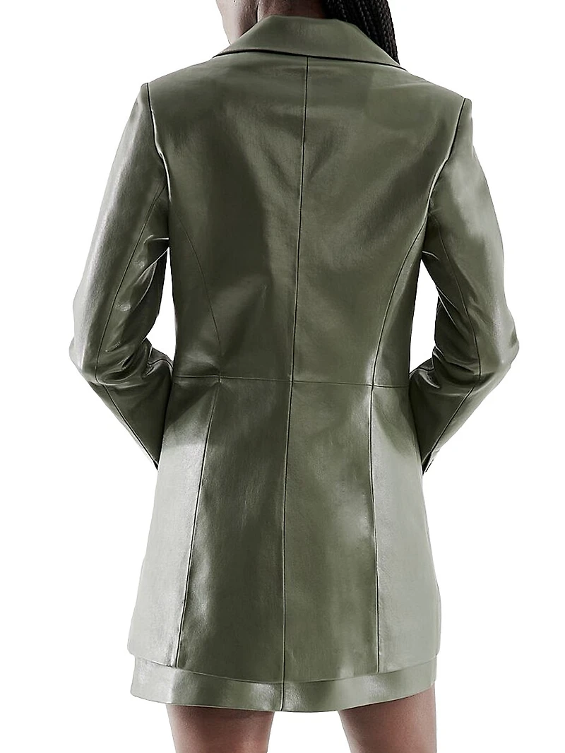 Dallas Recycled Leather Blazer