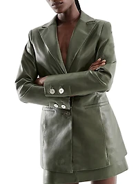 Dallas Recycled Leather Blazer