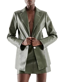 Dallas Recycled Leather Blazer