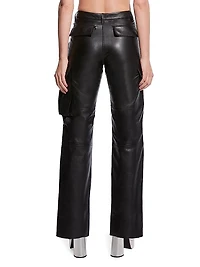 Cole Upcycled Leather Cargo Pants