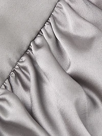 Lilliana Satin Draped Slip Dress