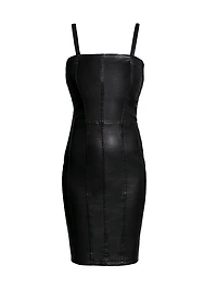 Revenge Stretch Leather Dress