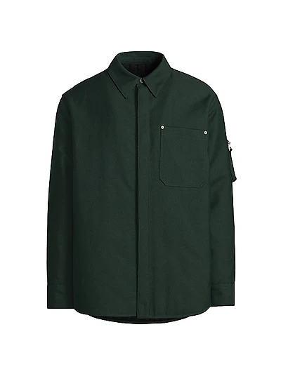 Yarndyed Wool-Blend Jacket