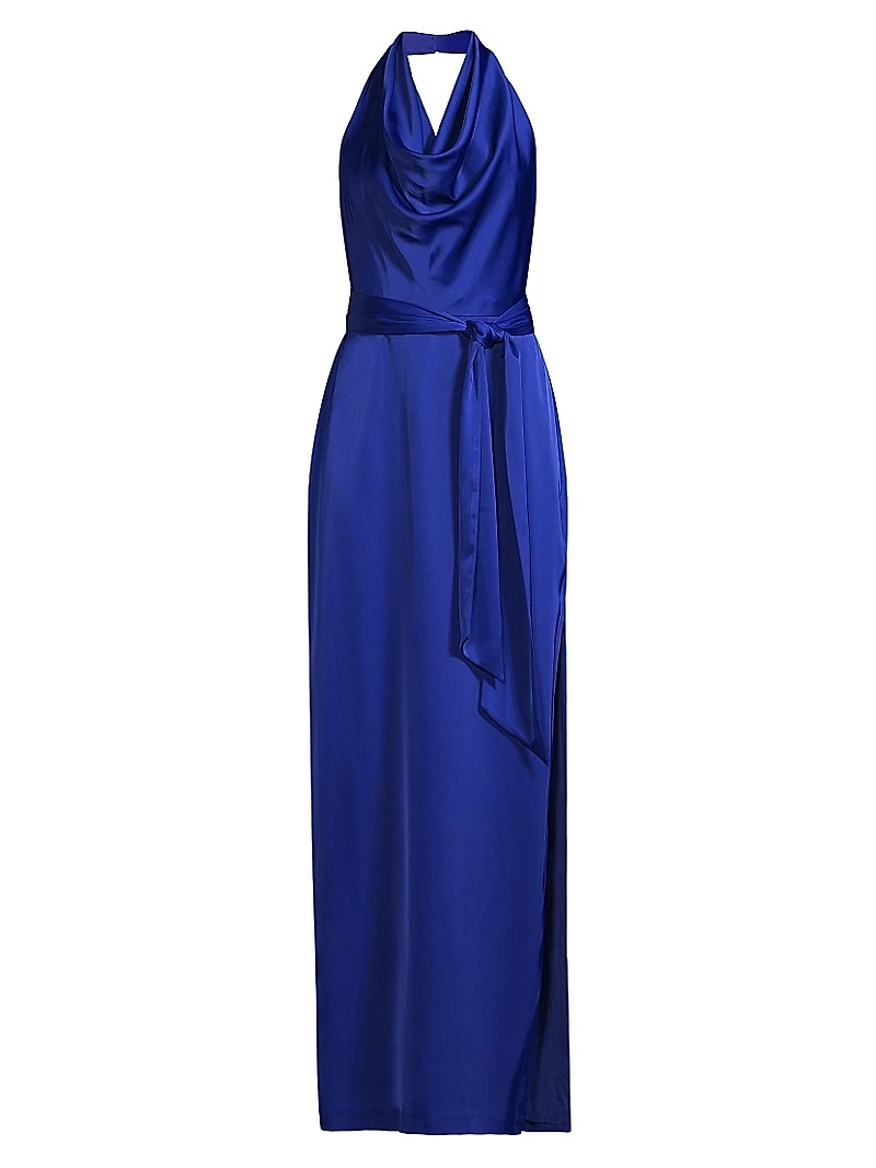 Satin Column Gown