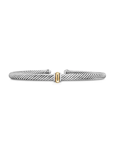 Cable Classics Center Station Bracelet Sterling Silver