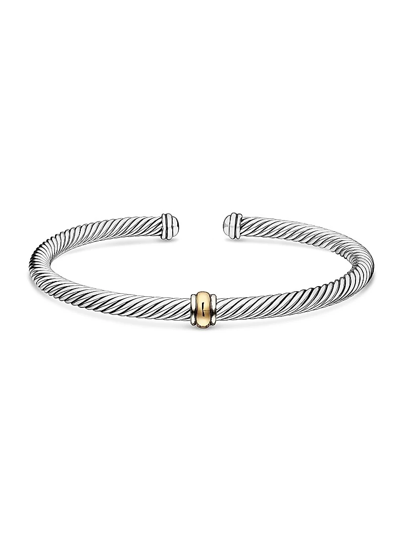 Cable Classics Center Station Bracelet Sterling Silver