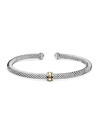 Cable Classics Center Station Bracelet Sterling Silver