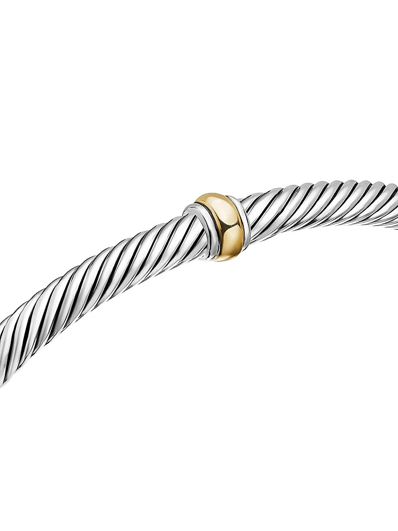 Cable Classics Center Station Bracelet Sterling Silver