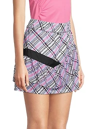 Prep It Up Plaid Miniskort