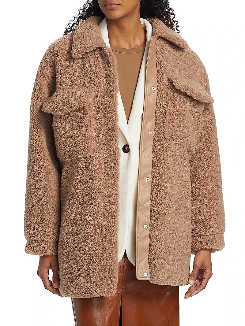 Carla Faux-Shearling Shacket