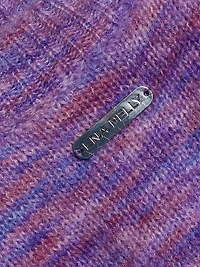 Jessica Mohair-Blend Melange Sweater