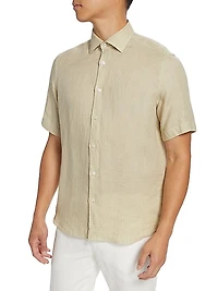 COLLECTION Linen Short-Sleeve Shirt