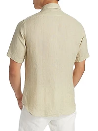 COLLECTION Linen Short-Sleeve Shirt