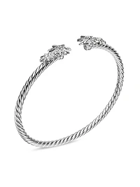 Starburst Cable Bracelet Sterling Silver