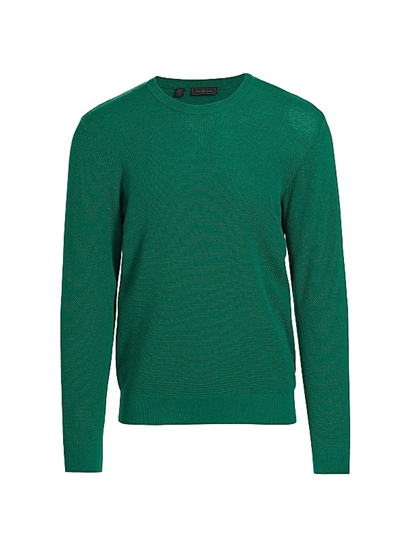 COLLECTION Cotton-Blend Crewneck Sweater