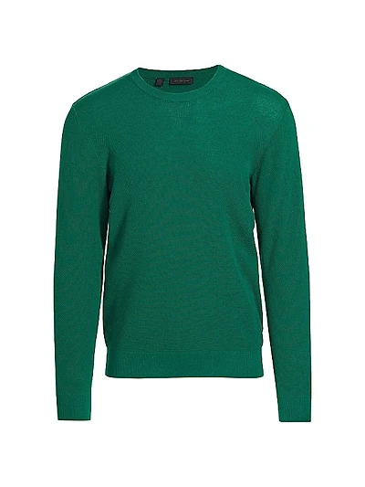 COLLECTION Cotton-Blend Crewneck Sweater