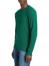 COLLECTION Cotton-Blend Crewneck Sweater