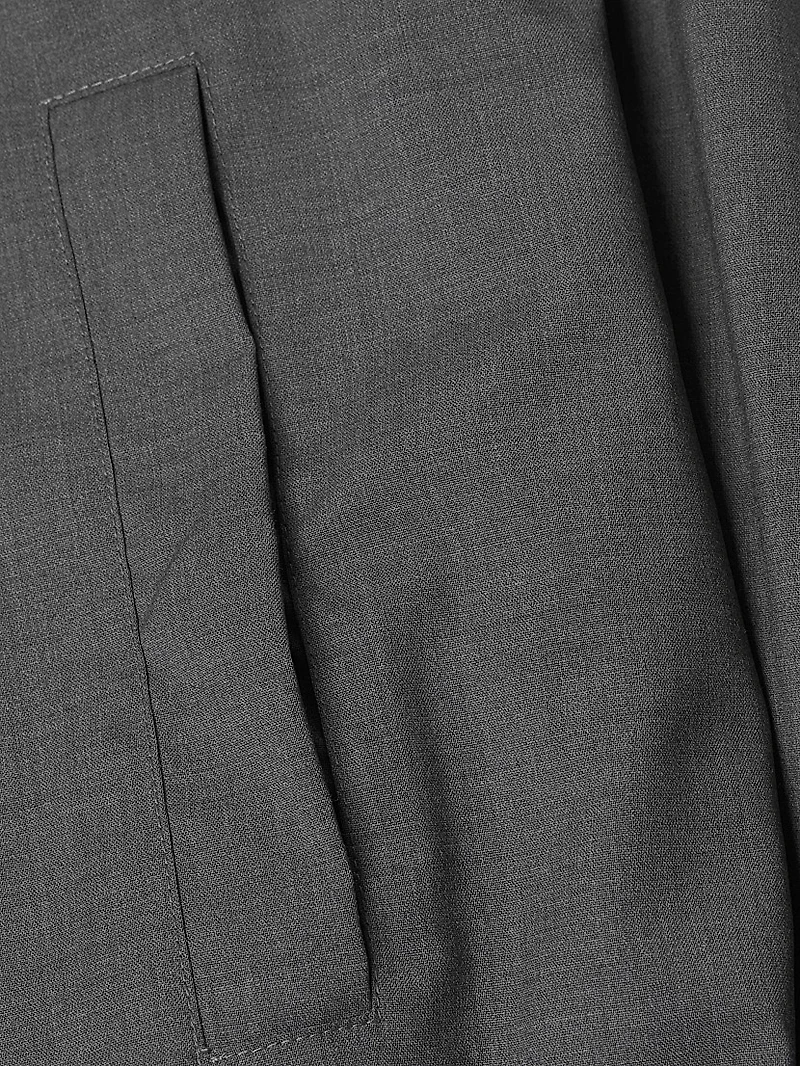 Stretch-Wool Baseball Jacket