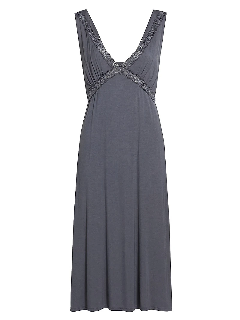 Feathers Essentials Slip Midi-Dress