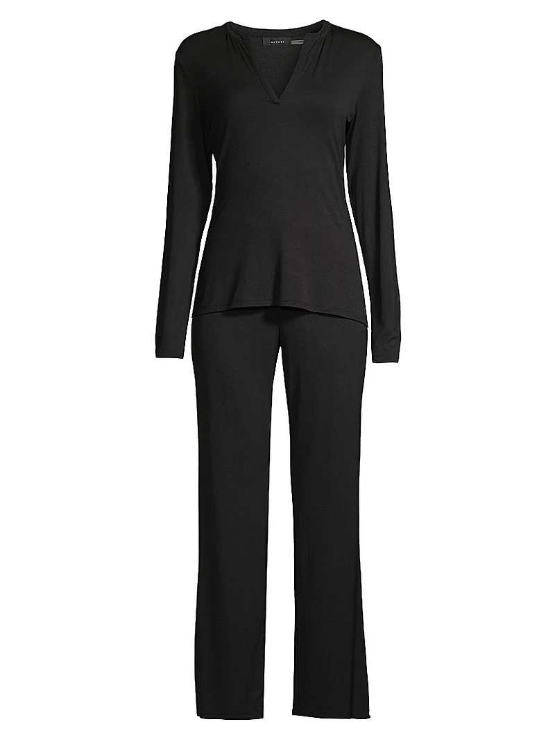 Feathers Elements 2-Piece Jersey Crop Lounge Set