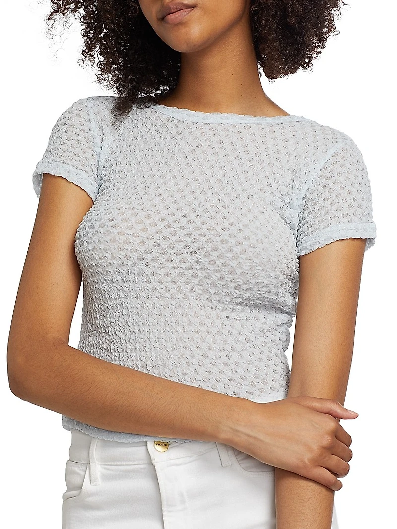 Textured Mesh Baby T-Shirt