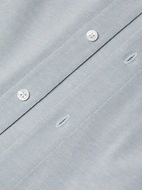 Piqué Button-Front Shirt