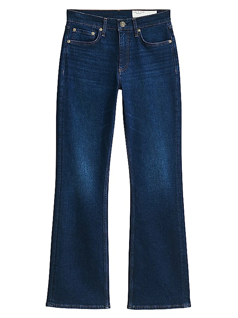 Peyton Mid-Rise Boot-Cut Jeans